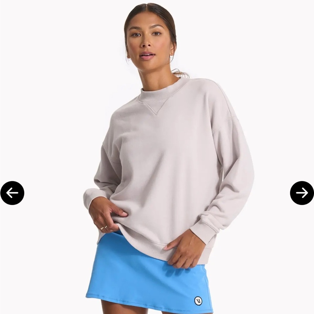 Vuori Sedona Crewneck in Suede Size S/M
